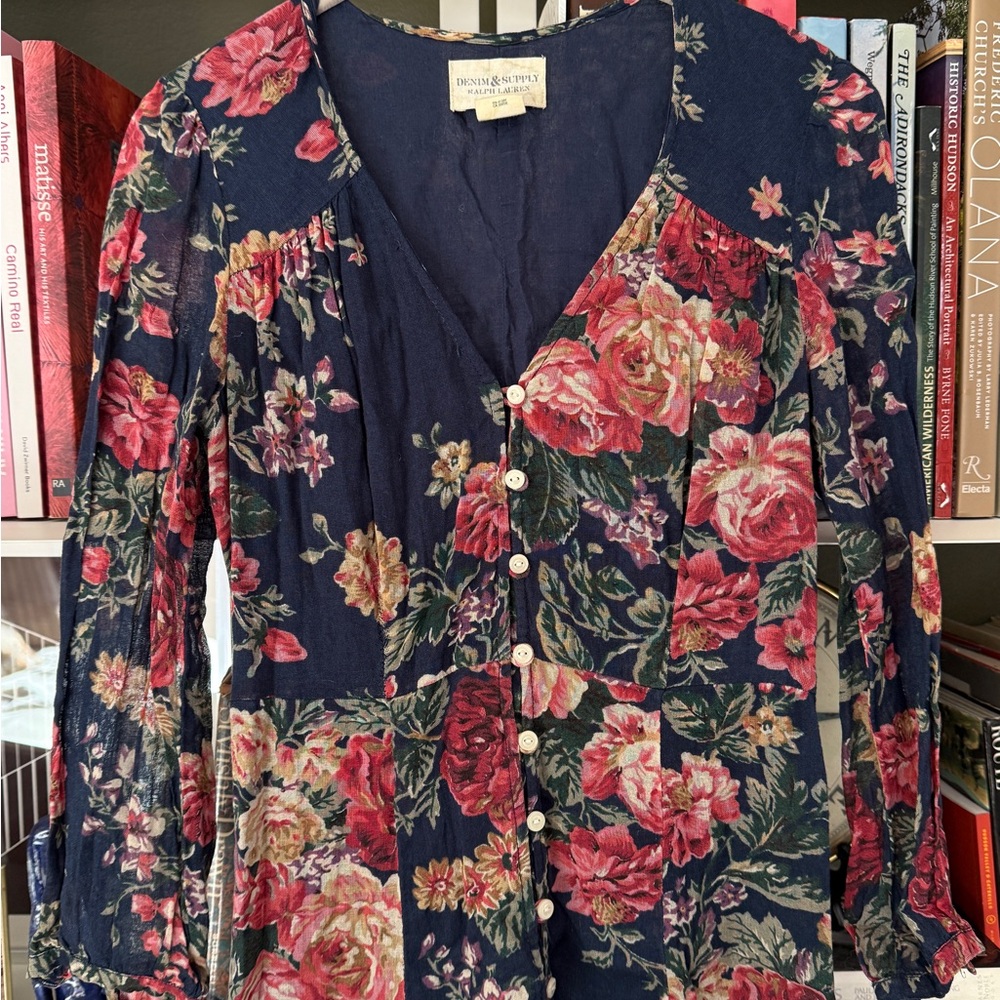 Denim & Supply Ralph Lauren Floral Long Sleeve Dress